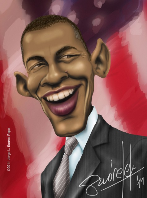 Caricatura Obama